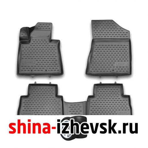 Коврик Коврики 3D в салон Format для Kia Sorento, 2012-2015, 4 шт. (ПУ, повышенная износостойкость) в Ижевске